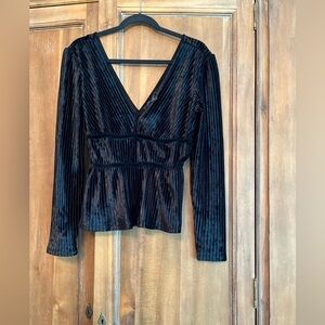 BCBG NEW Velvet Top/Blouse